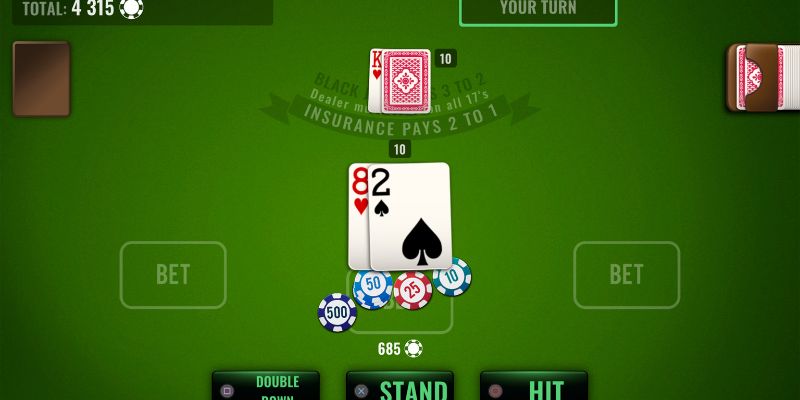 Sử dụng phương pháp tách bài Blackjack đúng cách